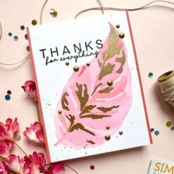 CZ Design Clear Stamps Thank You Basics Cz393c Rain Or Shine -Simon Says Stamp Thank You Basics stamp EG
