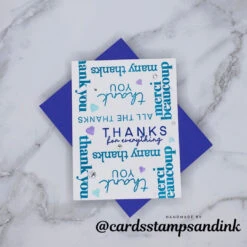 CZ Design Clear Stamps Thank You Basics Cz393c Rain Or Shine -Simon Says Stamp Thank You Basics stamp KB