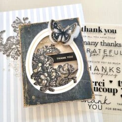 CZ Design Clear Stamps Thank You Basics Cz393c Rain Or Shine -Simon Says Stamp Thank You Basics stamp RB3