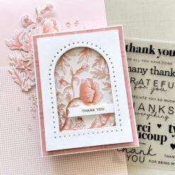 CZ Design Clear Stamps Thank You Basics Cz393c Rain Or Shine -Simon Says Stamp Thank You Basics stamp RB6