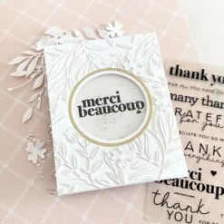 CZ Design Clear Stamps Thank You Basics Cz393c Rain Or Shine -Simon Says Stamp Thank You Basics stamp RB8