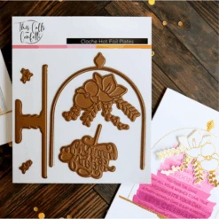 This Calls For Confetti Cloche Hot Foil Plates
