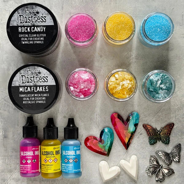 Tim Holtz Alcohol Ink Spectrum Bright 8 Pack Kit Ranger Tak79385 - Image 5