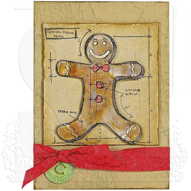 Tim Holtz Cling Rubber Stamps CHRISTMAS BLUEPRINTS 3 CMS169 4 Tim Holtz Cling Rubber Stamps CHRISTMAS BLUEPRINTS 3 CMS169 - Image 2