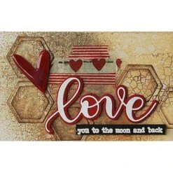 Tim Holtz Cling Rubber Stamps CRAZE AND PLANKS CMS344 -Simon Says Stamp Tim Holtz Cling Rubber Stamps CRAZE AND PLANKS CMS344 love