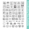 Tim Holtz Cling Rubber Stamps Curator Cms493