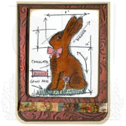 Tim Holtz Cling Rubber Stamps Easter Blueprints Cms144 -Simon Says Stamp Tim Holtz Cling Rubber Stamps EASTER BLUEPRINTS cms144 bunny