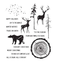 Tim Holtz Cling Rubber Stamps GREAT OUTDOORS CMS321