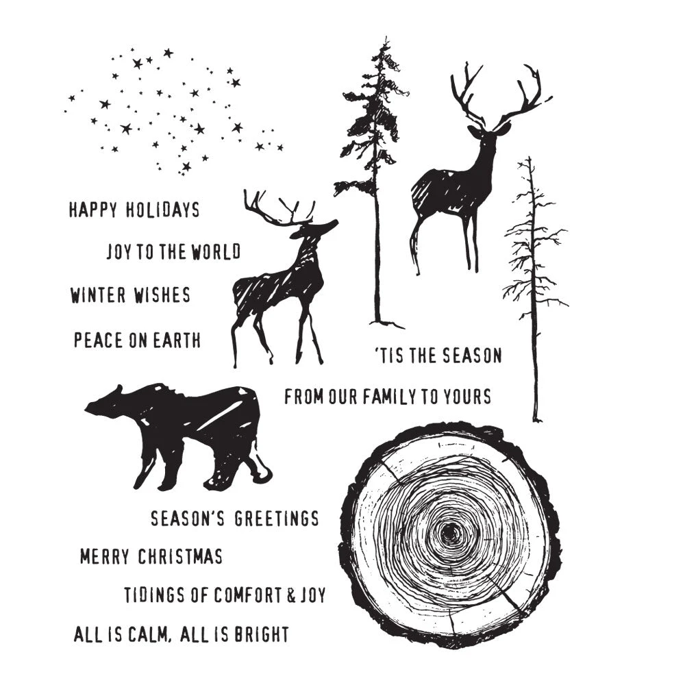 Tim Holtz Cling Rubber Stamps GREAT OUTDOORS CMS321 3 Tim Holtz Cling Rubber Stamps GREAT OUTDOORS CMS321