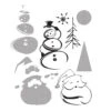 Tim Holtz Cling Rubber Stamps HALFTONE CHRISTMAS CMS204 -Simon Says Stamp Tim Holtz Cling Rubber Stamps HALFTONE CHRISTMAS CMS204 new