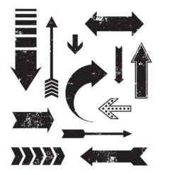 Tim Holtz Cling Rubber Stamps HERE And THERE Cms192