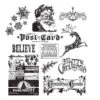 Tim Holtz Cling Rubber Stamps MINI HOLIDAYS CMS066