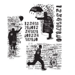 Tim Holtz Cling Rubber Stamps SIDESHOW CMS263