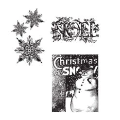 Tim Holtz Cling Rubber Stamps WINTER WONDER CMS033