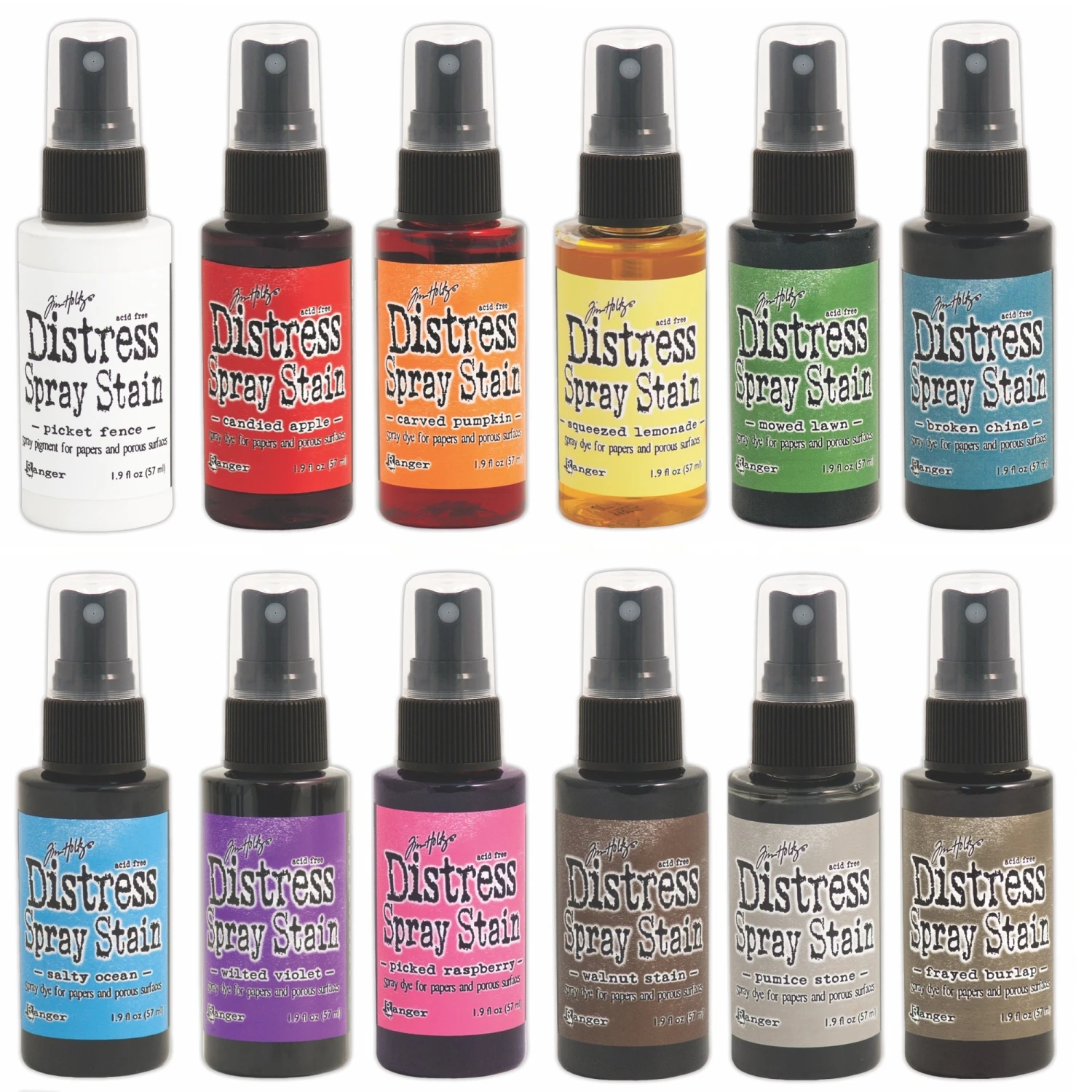 Tim Holtz Distress 12 Spray Stains Bundle 1 3 Tim Holtz Distress 12 Spray Stains Bundle 1