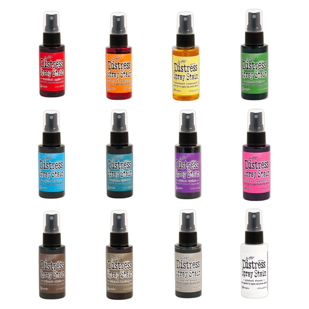 Tim Holtz Distress 12 Spray Stains Bundle 1 4 Tim Holtz Distress 12 Spray Stains Bundle 1 - Image 2