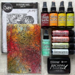 Tim Holtz Distress Spray Stain Aged Mahogany Ranger TSS42129 9 Tim Holtz Distress Spray Stain Aged Mahogany Ranger TSS42129 -Simon Says Stamp Tim Holtz Distress Spray Stain Aged Mahogany Ranger TSS42129 Foliage Background color code ALT02