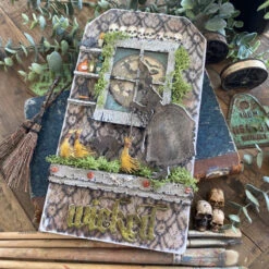 Tim Holtz Etcetera Scallop Trims Thetc-008 -Simon Says Stamp Tim Holtz Etcetera SCALLOP TRIMS Chipboard THETC 008 wicked