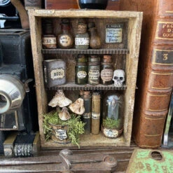 Tim Holtz Flip Top Distress Paint Foursome Bundle 8 6 Tim Holtz Flip Top Distress Paint Foursome Bundle 8 -Simon Says Stamp Tim Holtz Flip Top Distress Paint Foursome Bundle 8 Apothecary Themed Project color code ALT01