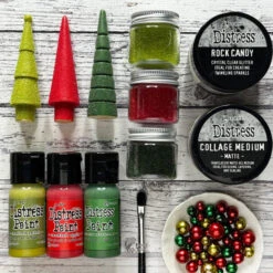Tim Holtz Flip Top Distress Paint Peeled Paint Ranger TDF53156 -Simon Says Stamp Tim Holtz Flip Top Distress Paint Peeled Paint Ranger TDF53156 Modern Christmas Trees color code ALT93