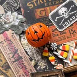 PREORDER Limited Edition Simon Says Stamp Tim Holtz Halloween Curio Kit + LIVE CLASS Ckhc25 -Simon Says Stamp Tim Holtz Halloween Curio Ingredients 1