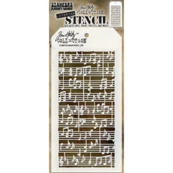 Tim Holtz Layering Stencil CONCERTO THS067