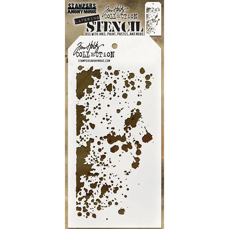 Tim Holtz Layering Stencil GRIME THS130 3 Tim Holtz Layering Stencil GRIME THS130