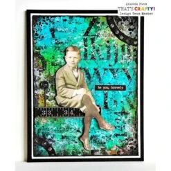 Tim Holtz Layering Stencil GRIME THS130 -Simon Says Stamp Tim Holtz Layering Stencil GRIME THS130 be you