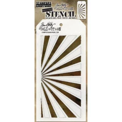Tim Holtz Layering Stencil SHIFTER RAYS THS126