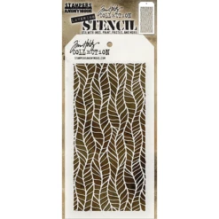 Tim Holtz Mini Stencil Set 26 Mst026 -Simon Says Stamp Tim Holtz MINI STENCIL SET 26 MST026 feather