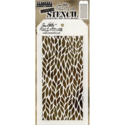 Tim Holtz Mini Stencil Set 26 Mst026 -Simon Says Stamp Tim Holtz MINI STENCIL SET 26 MST026 leafy