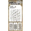 Tim Holtz Mini Stencil Set 5 Mst005 -Simon Says Stamp Tim Holtz MINI STENCIL SET 5 MST005