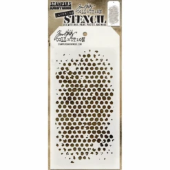 Tim Holtz Mini Stencil Set 5 Mst005 -Simon Says Stamp Tim Holtz MINI STENCIL SET 5 MST005 bubble