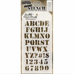Tim Holtz Mini Stencil Set 5 Mst005 -Simon Says Stamp Tim Holtz MINI STENCIL SET 5 MST005 cargo