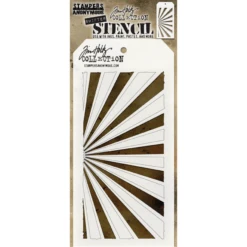 Tim Holtz Mini Stencil Set 5 Mst005 -Simon Says Stamp Tim Holtz MINI STENCIL SET 5 MST005 rays