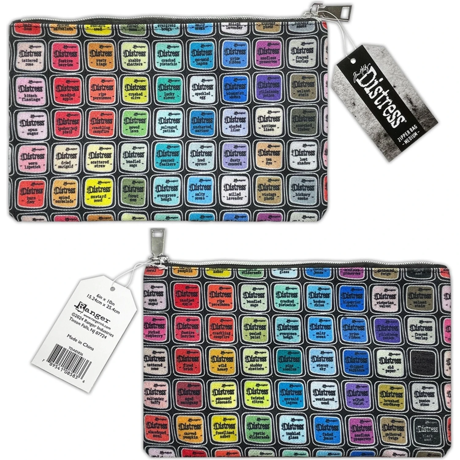 Tim Holtz Medium 6 X 10 Distress Zipper Bag And Distress Spritz Bundle 2 - Image 3