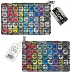 Tim Holtz Medium 6 X 10 Distress Zipper Bag And Distress Spritz Bundle 3 9 Tim Holtz Medium 6 X 10 Distress Zipper Bag And Distress Spritz Bundle 3 -Simon Says Stamp Tim Holtz Medium 6 x 10 Distress Zipper Bag And Distress Spritz Bundle 3 Pouch Front And Back