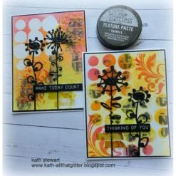 Tim Holtz Mini Stencil Set 5 Mst005 -Simon Says Stamp Tim Holtz Mini Stencil Set 5 mst005 orange