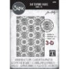 Tim Holtz Sizzix 3D Large A5 Embossing Folder Kaleidoscope 667001 -Simon Says Stamp Tim Holtz Sizzix 3D Large A5 Embossing Folder Kaleidoscope 667001