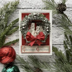 Tim Holtz Idea-ology 2024 Christmas Baseboards And Transparencies Th94407 29 Tim Holtz Idea-ology 2024 Christmas Baseboards And Transparencies Th94407 -Simon Says Stamp Tim Holtz idea ology 2024 Christmas Baseboards and Transparencies th94407 wreath