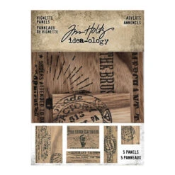 Tim Holtz Idea-ology Advert Vignette Panels Th94124