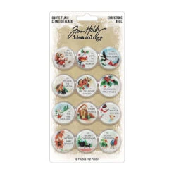 *Tim Holtz Idea-ology Christmas Quote Flair Th94196