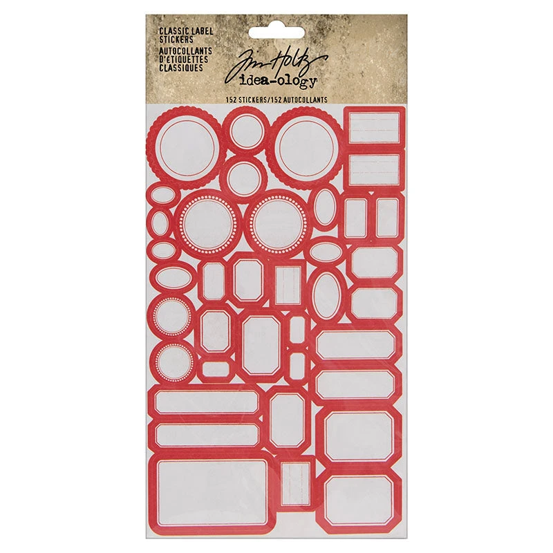 Tim Holtz Idea-ology Classic Label Stickers Th93959 3 Tim Holtz Idea-ology Classic Label Stickers Th93959
