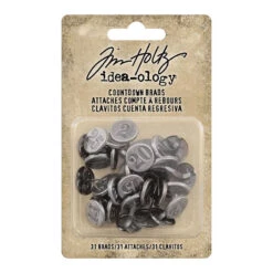 *Tim Holtz Idea-ology Countdown Brads Fasteners Th93679