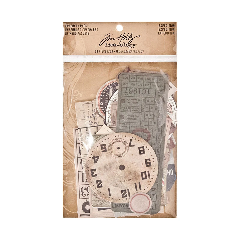 Tim Holtz Idea-ology Ephemera Pack Expedition TH93115 3 Tim Holtz Idea-ology Ephemera Pack Expedition TH93115