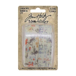 Tim Holtz Idea-ology FLORAL Linen Tape Th94139