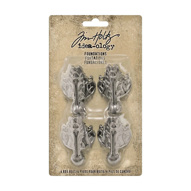 Tim Holtz Idea-ology FOUNDATIONS Metal Box Feet Foundation TH92821 3 Tim Holtz Idea-ology FOUNDATIONS Metal Box Feet Foundation TH92821