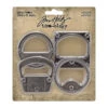 Tim Holtz Idea-ology GAUGE FRAMES Embellishments Th94141 2 Tim Holtz Idea-ology GAUGE FRAMES Embellishments Th94141 -Simon Says Stamp Tim Holtz idea ology GAUGE FRAMES Embellishments th94141