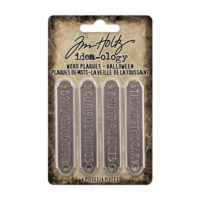Tim Holtz Idea-ology HALLOWEEN Word Plaques Th94164 3 Tim Holtz Idea-ology HALLOWEEN Word Plaques Th94164