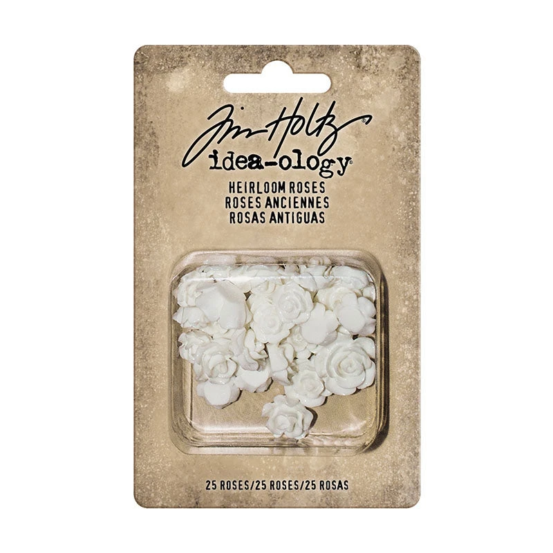 Tim Holtz Idea-ology HEIRLOOM ROSES Embellishments TH93210 3 Tim Holtz Idea-ology HEIRLOOM ROSES Embellishments TH93210